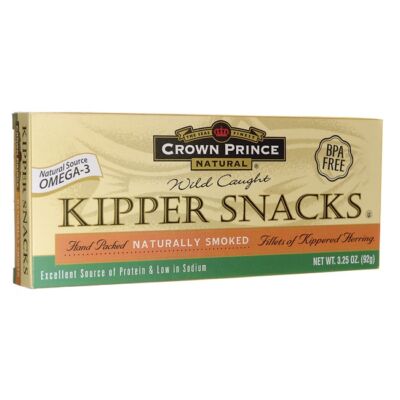 Закуска Crown Prince Wild Caught Kipper Snacks 3,25 унции, банка