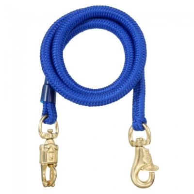 Blue 60'' Safety Shock Bungee Braided Poly Rope Cross Tie Horse Tack