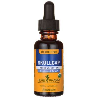 Herb Pharm Skullcap – безалкогольная жидкость, 1 жидкая унция