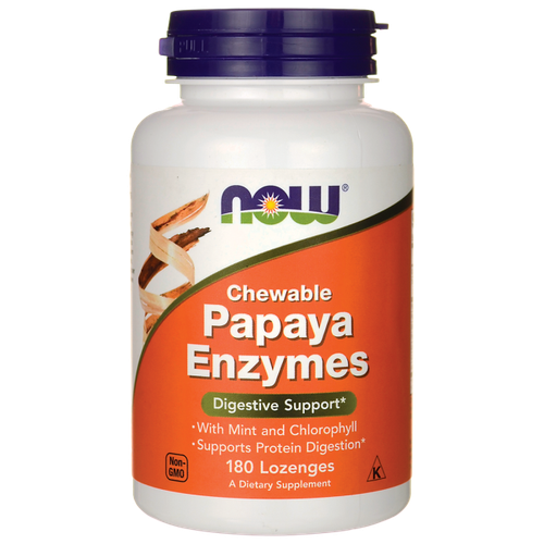 Жевательные ферменты папайи NOW Foods 180 унций