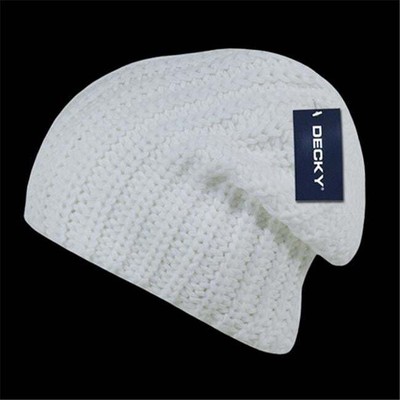 Decky 635-WHT Cozy Knit- White