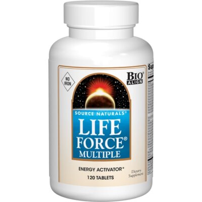 Source Naturals Life Force Multiple — без железа, 120 таблеток