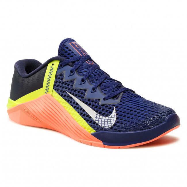 Кроссовки для кроссфита Nike Metcon 6 Royal Blue Mango Orange CK9388-400 sz 15