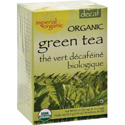 Чай Uncle Lees Tea Imperial Органический зеленый чай без кофеина, 18 пакетиков
