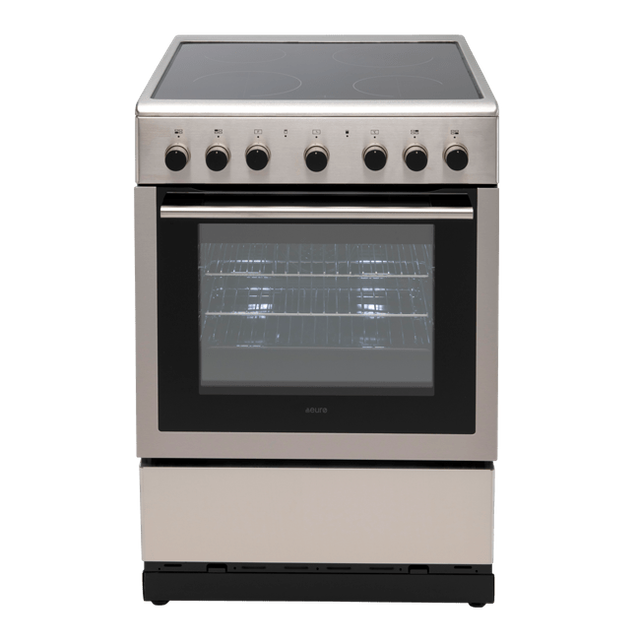 Euro 60cm Free Standing Electric Oven, Ceramic Hob Model EV600EESX
