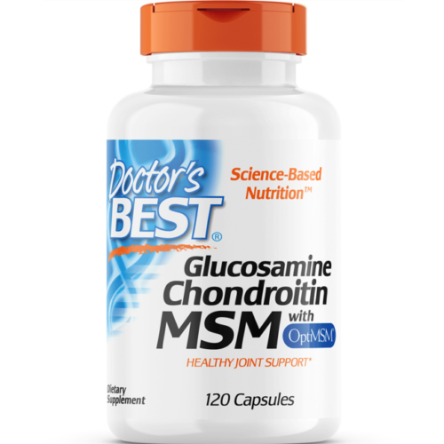 Doctors Best Глюкозамин Хондроитин МСМ с Optimsm 120 капсул
