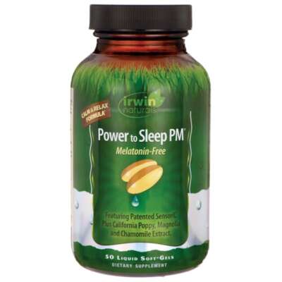 Irwin Naturals Power to Sleep Pm без мелатонина 50 гелей