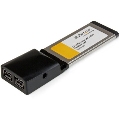 StarTech 2 Port ExpressCard 1394b FireWire Laptop Adapter Card