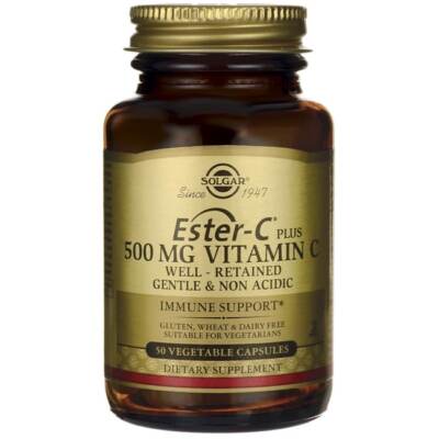 Solgar Ester-C Plus Vitamin C 500 mg 50 Veg Caps