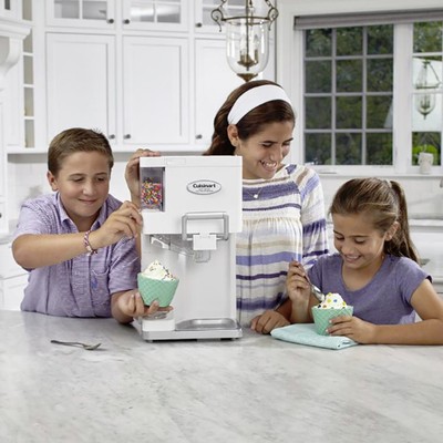 Ice Cream Maker Soft Serve Counter Top Homemade Frozen Desert Portable Cuisinart