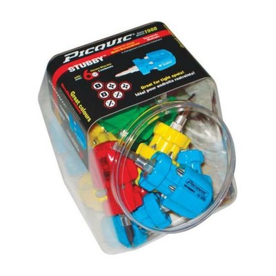 Picquic 91100B Multi-Bit Stubby Driver 6 Bits - pack of 12