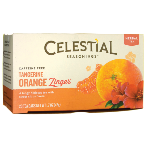 Травяной чай Celestial Seasonings Tangerine Orange Zinger - без кофеина