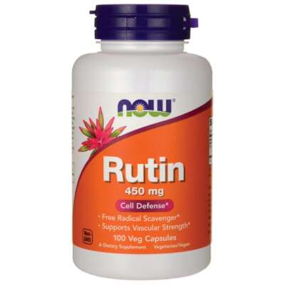 NOW Foods Рутин 450 мг 100 растительных капсул
