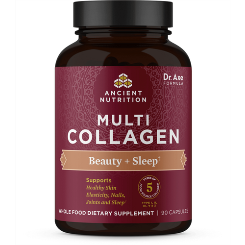 Мультиколлагеновая красота Ancient Nutrition + Sleep 90 капсул