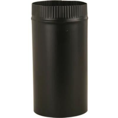 Imperial Manufacturing BM0220 6 x 48 in- 24 Gauge- Black Stove Pipe - Pack Of 5