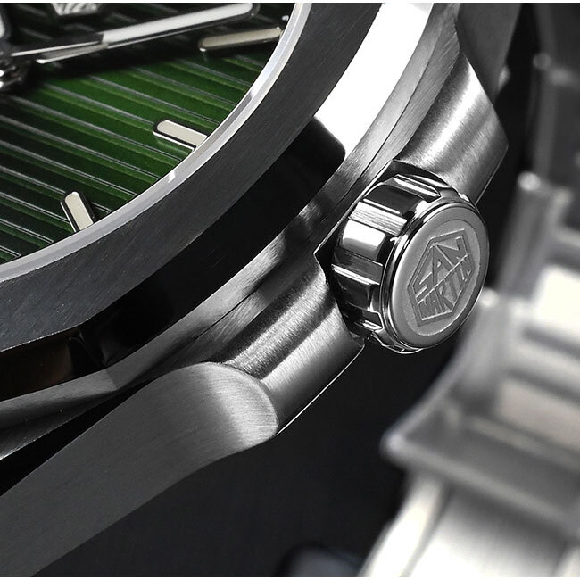 Pre-owned San Martin Men Luxury Watch Automatic Wristwatch 200m Waterproof Luminous Pt5000