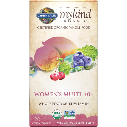 Garden of Life Mykind Organics Womens Multi 40+ 120 веганских таблеток