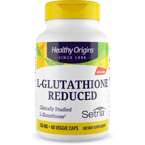 Healthy Origins L-глутатион с пониженным содержанием 250 мг, 60 растительных капсул