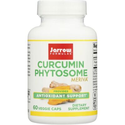 Jarrow Formulas, Inc. Веганские фитосомы куркумина, 500 мг, 60 растительных капсул