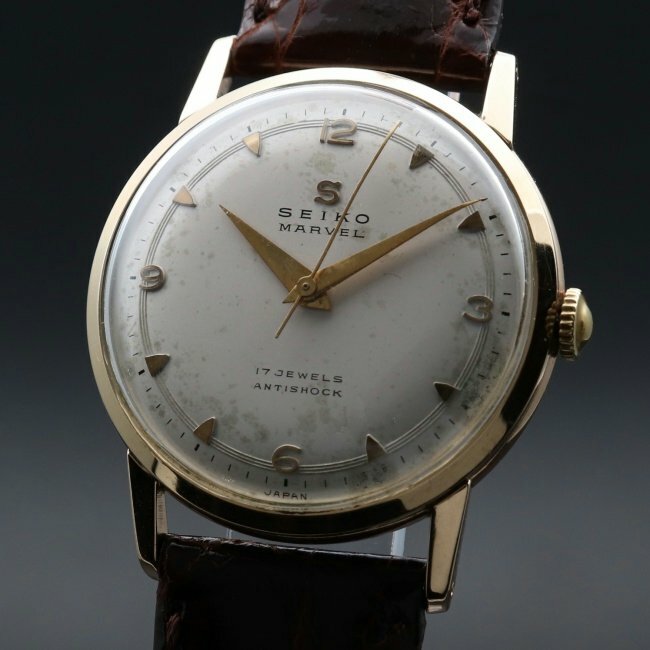 SEIKO MARVEL 手巻き時計 ディアショック 17 jewels Vintage S SEIKO MARVEL 17 JEWELS ANTISHOCK Hand Winding