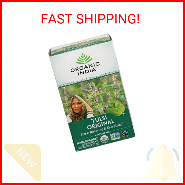 Organic India Tulsi, Original, 18 Count Box