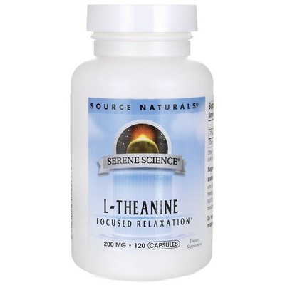 Source Naturals Serene Science L-теанин 200 мг 120 капсул