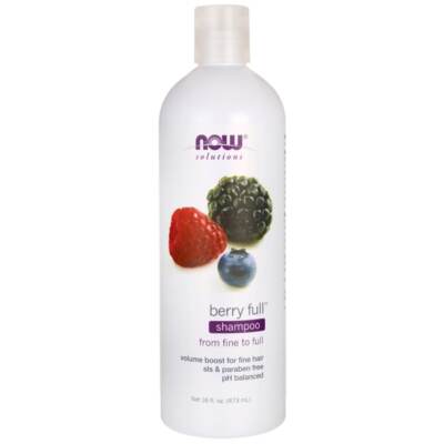 NOW Foods Натуральный ягодный шампунь для придания объема 16 жидких унций Liq