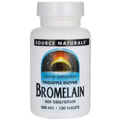 Source Naturals Бромелайн 500 мг 120 таблеток