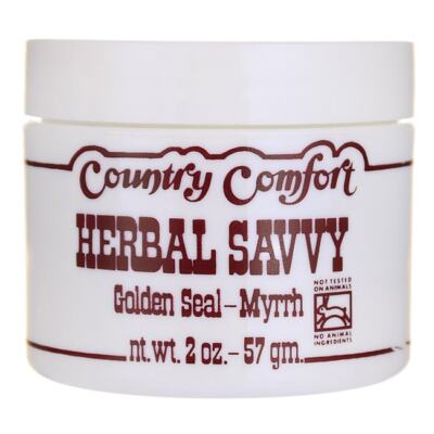 Country Comfort Herbal Savvy Golden Seal - Бальзам с миррой, 2 унции