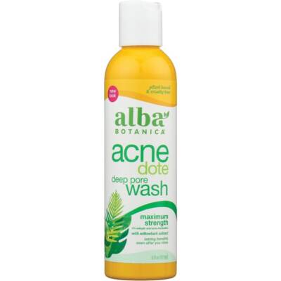 Alba Botanica Acne Dote Deep Pore Wash - максимальная сила 6 жидких унций жидкости