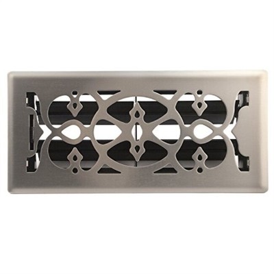 Accord AMFRSNV410 Victorian Floor Register, 4-Inch x 10-Inch(Duct Opening Measu