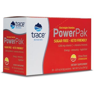 Trace Minerals Electrolyte Stamina Power Pak - Цитрусовые 30 шт.