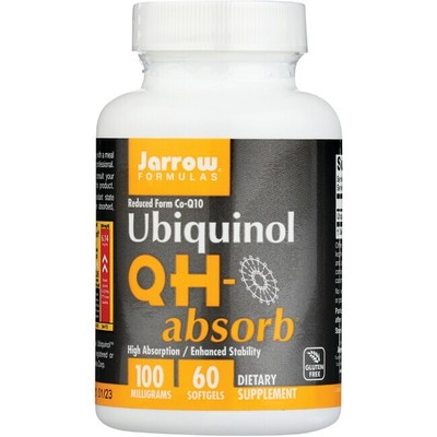 Jarrow Formulas, Inc. Убихинол Qh-absorb 100 мг 60 гелей