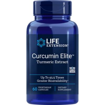 Life Extension Curcumin Elite Экстракт куркумы 500 мг 60 растительных капсул