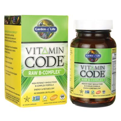 Garden of Life Vitamin Code Raw B-Complex 60 веганских капсул