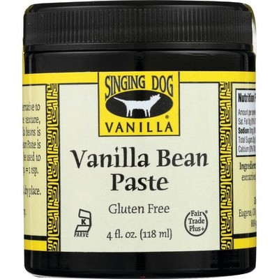 Паста Singing Dog Vanilla Vanilla Bean Paste 4 жидких унции, банка