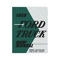 Buch Shop Manual Ford F100 - F350 1959 Reparaturhandbuch F150 F250 F200 V8 Truck