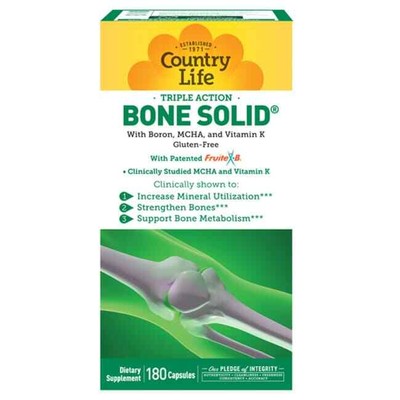 Country Life Bone Solid 180 капсул