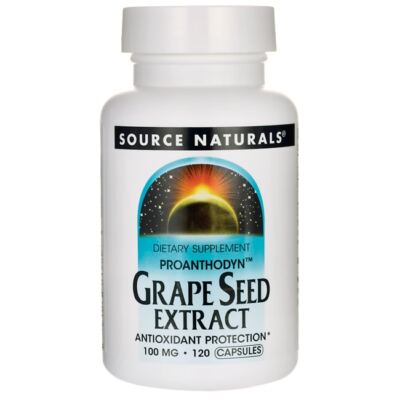 Source Naturals Экстракт виноградных косточек 100 мг 120 капсул