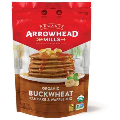 Органическая гречневая смесь для блинов и вафель Arrowhead Mills, упаковка 22 унции