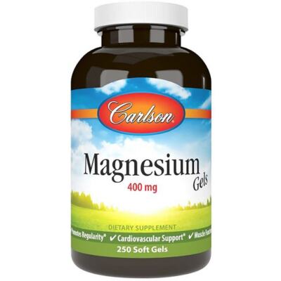 Магниевые гели Carlson 400 мг 250 г