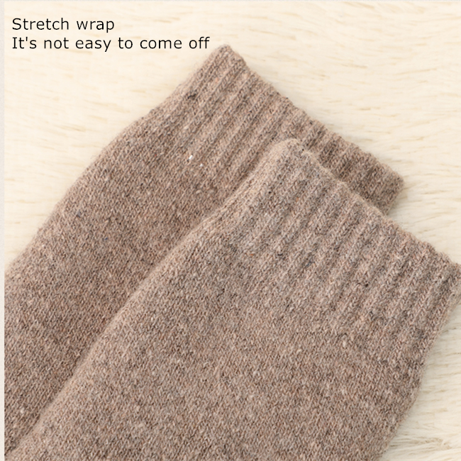 Lot 5Pairs Men Wool Cushioned Thick Boot Thermal Warm Crew Hiking Socks Winter