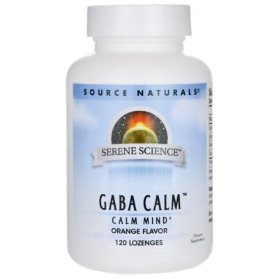 Source Naturals Serene Science Гамк Успокаивающий - Оранжевый, 120 ложек