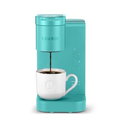 Keurig K-Express Single Coffee Maker, Tropical Blue - Simple Button Controls