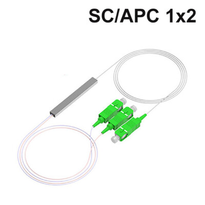 1x2 1x4 1x8 1x16 1x32 PLC SC/APC Fiber Optic Splitter FTTH SM 0.9mm G657A1 1m 