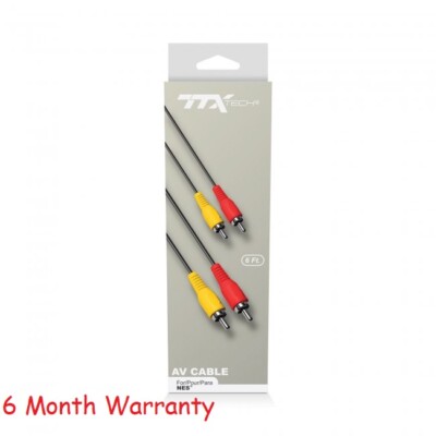 TTX Tech NES Red-Yellow AV Cable for Nintendo NES Brand New