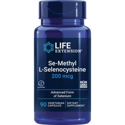 Se-Метил L-селеноцистеин для продления жизни, 200 мкг, 90 растительных капсул