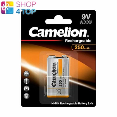 Camelion 9V HR22 Rechargeable Batteries Accu 250mAh 1BL Ni-MH New