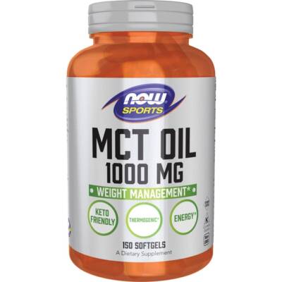 NOW Foods Mct Oil 1000 мг 150 желатиновых капсул