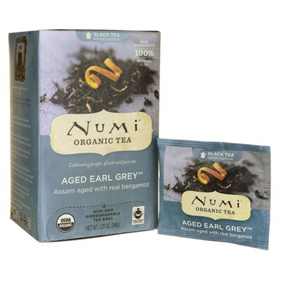 Numi Organic Tea Black Tea - Aged Earl Grey 18 Bag(S)